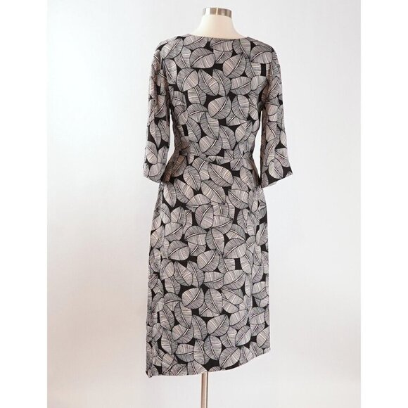 Natori Leaves of Paradise Asymmetrical Dress - Size 8 - EUC - Picture 3 of 9